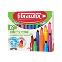 Fibracolor Colorito Maxi Keçeli Kalem 12 Renk