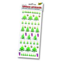 Folia Epoxy-Resin Sticker 11x27cm Christmas Set5