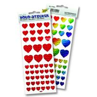 Folia Holo Sticker Kalp 2tabaka