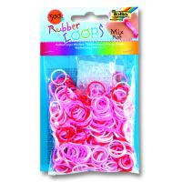 Folia Rubber Loops Kırmızı 500 adet 25 s-clips