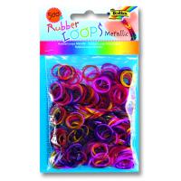 Folia Rubber Loops Metalik 500 adet 25 s-clips