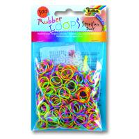 Folia Rubber Loops Çizgili 500 adet 25 s-clips