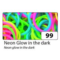 Folia Rubber Loops Neon 500 adet 25 s-clips