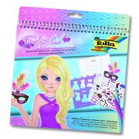 Folia Stencil book Fashion girl