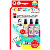 Marabu Fashion Spray Set 3 Renk Caribbean Dreams