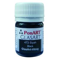 PonART Glass Art 20 ml Siyah