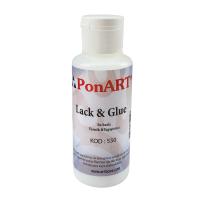 PonART Lack&Glue Su Bazlı Yapıştırıcı Vernik