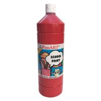 PonART School Paint Koyu Kırmızı 1000ml