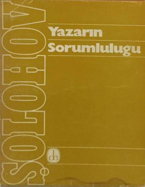 Yazarın Sorumluluğu (Yazı ve Konuşmalar) (2. EL)