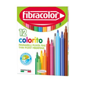 Fibracolor Colorito Keçeli Kalem 12 Renk