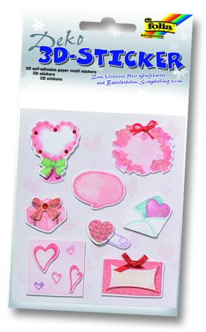 Folia 3D Kağıt Motif Sticker Set1