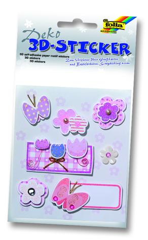 Folia 3D Kağıt Motif Sticker Set3