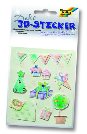 Folia 3D Kağıt Motif Sticker Set5