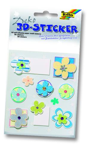 Folia 3D Kağıt Motif Sticker Set9