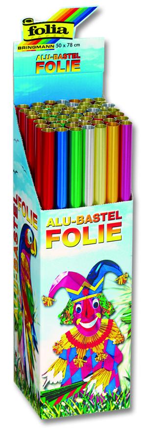 Folia Alu Folyo 50x78 Çift Sıvama stand 50 rulo