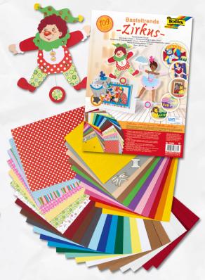 Folia Creative Elişi Set 25x35 Sirk 109 parça