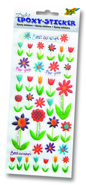 Folia Epoxy-Resin Sticker 11x27cm Set4