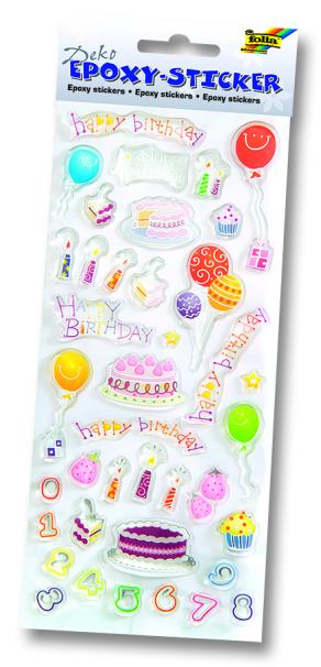 Folia Epoxy-Resin Sticker 11x27cm Set7