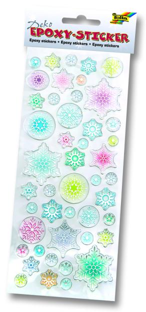 Folia Epoxy-Resin Sticker 11x27cm Christmas Set2