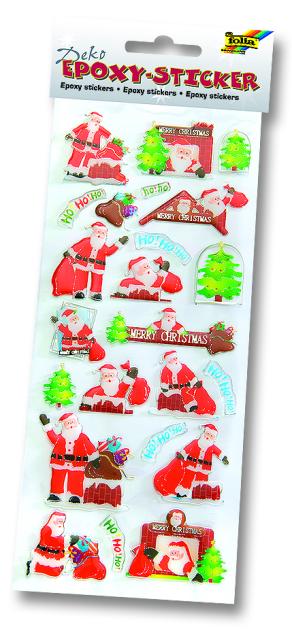 Folia Epoxy-Resin Sticker 11x27cm Christmas Set3