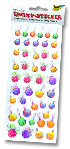 Folia Epoxy-Resin Sticker 11x27cm Christmas Set4