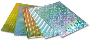 Folia Holographic card 50x70cm 5 tabaka