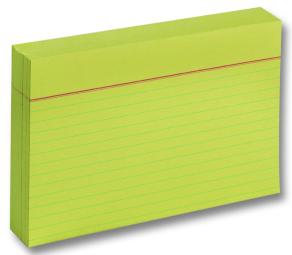 Folia Index Card 190gsm A6 sarı 100 adet