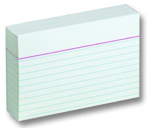 Folia Index Card 190gsm A7 beyaz 100 adet