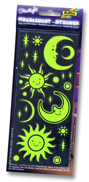 Folia Sticker GlowinDark 2tabaka Parlak Yıldızlar