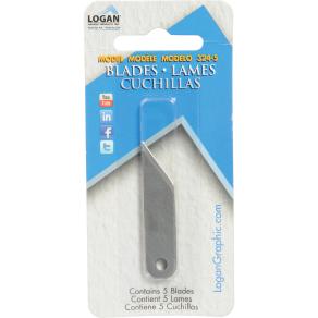 Logan 324-5 Replacement Blades Oval