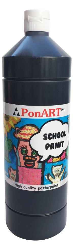 PonART School Paint Siyah 1000ml