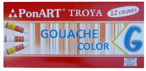 PonART Troya Guaj Boya Set 12 Renkx 12 ml