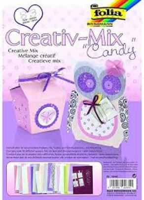 Folia Creative Elişi Set 25x35 Mix Candy 83 parça