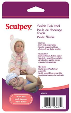 Sculpey Silikon Kalıp-Bebek 2